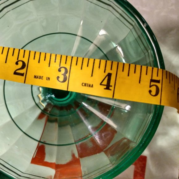 Vintage Depression Accents Vintage Green Depression Glass Pedestal Candy Dish Bowl Poshmark